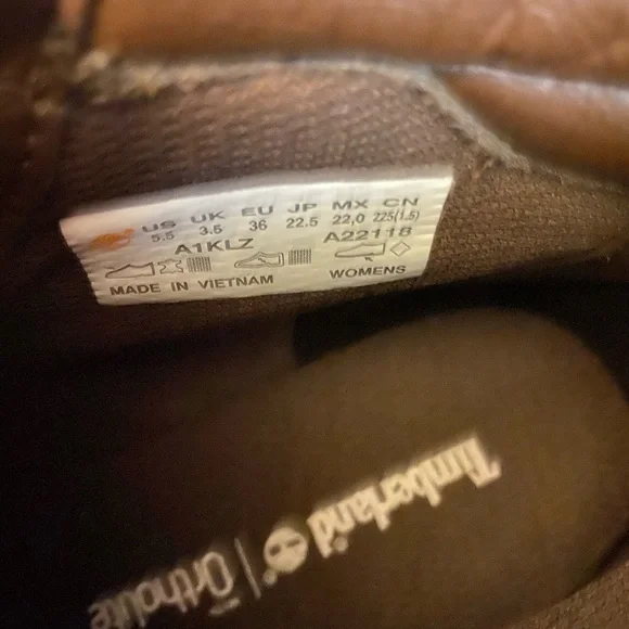 Timberland women’s size 5.5 - Picture 6 of 8